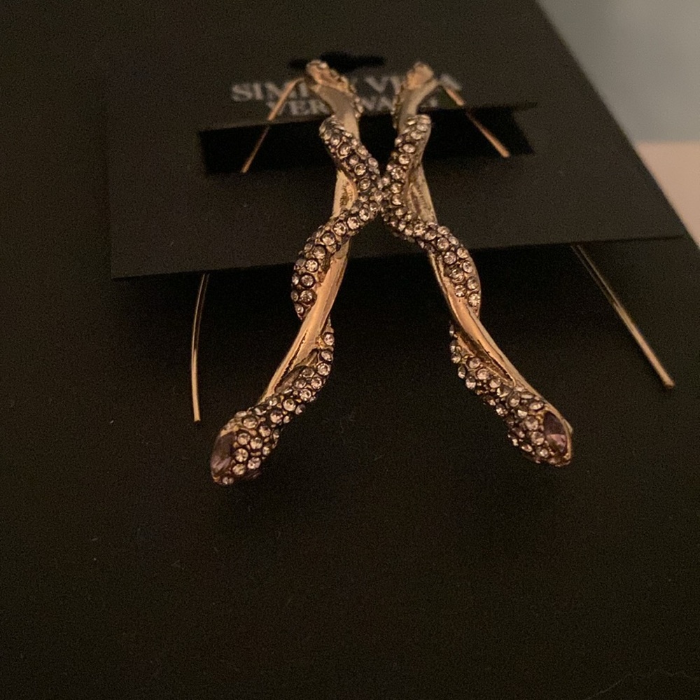 Simply Vera Wang Snake earrings